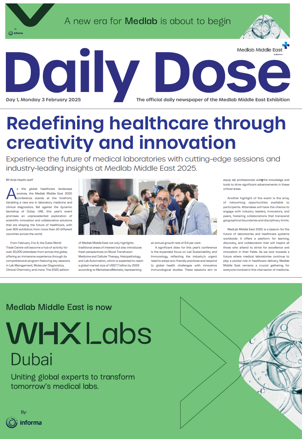 Medlab Middle East 2025 Daily Dose Day 1 and 2